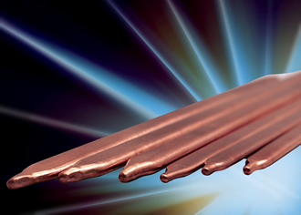 Heat pipes transport heat away from hot components